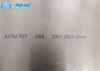 Bloc forgé par titane pur médical Gr4 ASTM F67
